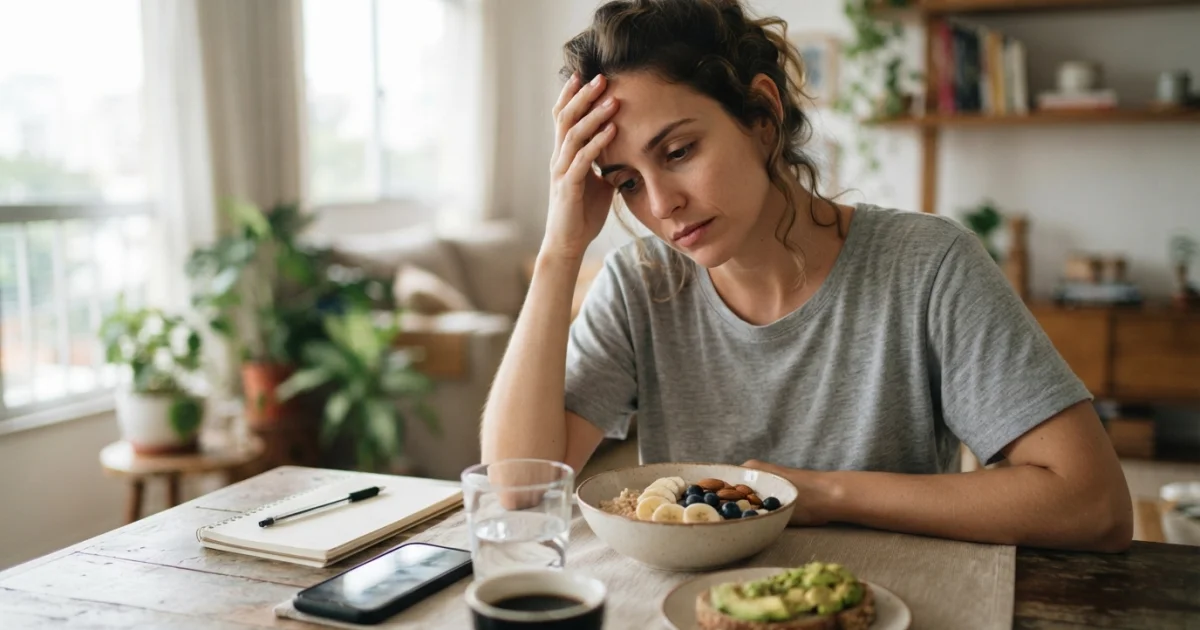 Cansaço constante e alimentação: o que observar antes de culpar a comida