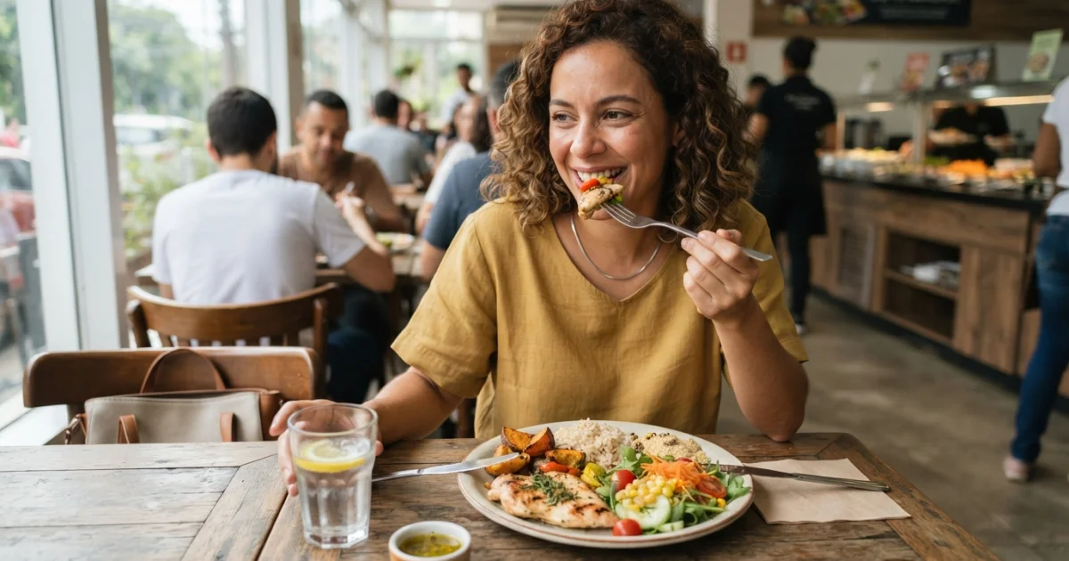 Comer fora de casa: como fazer escolhas melhores sem perfeccionismo