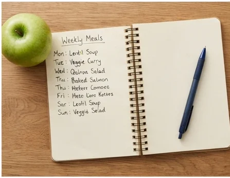 Como planejar refeições da semana sem transformar alimentação em planilha