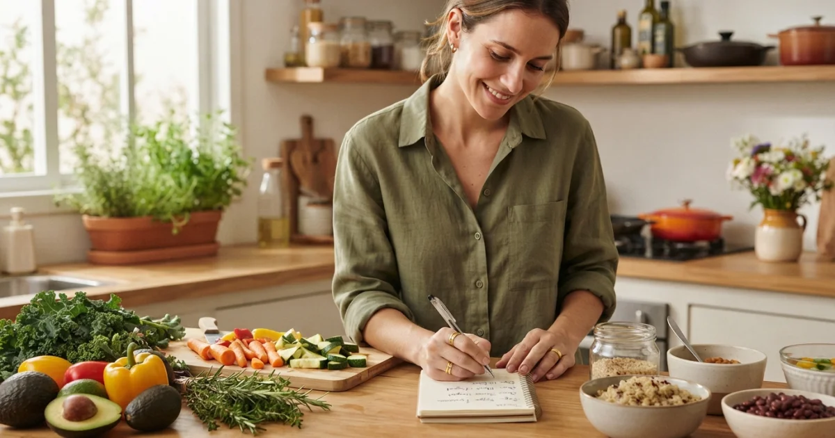 Como planejar refeições da semana sem transformar alimentação em planilha